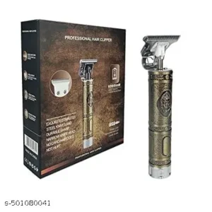 Vintage T9 Professional Hair Clipper, Gold, with Accessories - Image 2