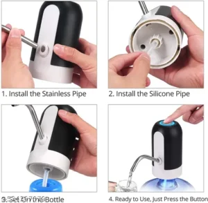 Water Dispenser 5 Gallon, USB Charging Automatic - Image 3